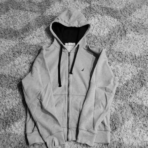 Nautica full zip sweat shirt. M